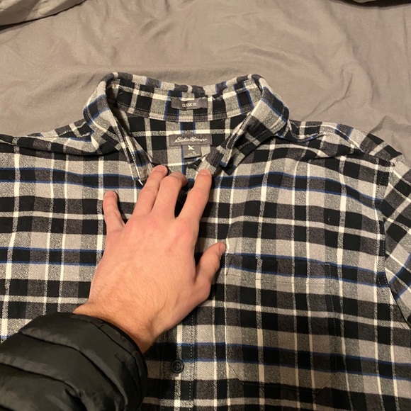Men’s Large Flannel Eddie Bauer - Picture 2 of 3